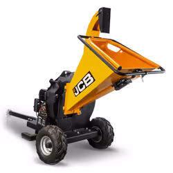 JCB 120mm / 4.72 Heavy-duty Petrol Wood Chipper 457cc, 15hp 4-Stroke, Electric Start : JCB-CH150120PE