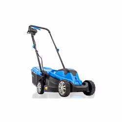 Hyundai HYM3313E  33cm 1300W Electric Lawn Mower, 11m Detachable Power Cable, 3 Heights & 30L Collection Bag