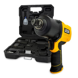 JCB ÃÂ½Ã¢ Square Drive Air Impact Wrench with Socket Set, 1450Nm Max Working Torque