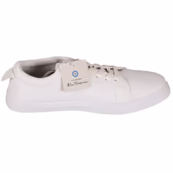 Ben Sherman Mens Lace Up Trainers Pumps Flat Shoes - White - Mickey, UK 7