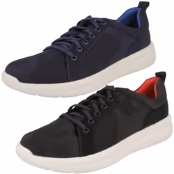 Ladies CloudSteppers By Clarks Lightweight Trainers Ezera Lace - Navy, UK 4.5