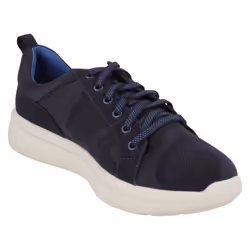 Ladies CloudSteppers By Clarks Lightweight Trainers Ezera Lace - Navy, UK 5