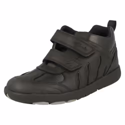 Boys Clarks Dinosaur Detailed Ankle Boots Rex Hop K - Black, UK 2.5 Child