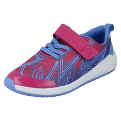 Childrens Clarks Casual Trainers Aeon Pace - Pink, UK 5.5 Child