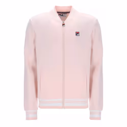 Fila Vintage Eccellent Funnel Neck TrackTop Jacket - PINK DOGWOOD/WHITE, SMALL