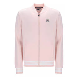 Fila Vintage Eccellent Funnel Neck TrackTop Jacket - PINK DOGWOOD/WHITE, SMALL