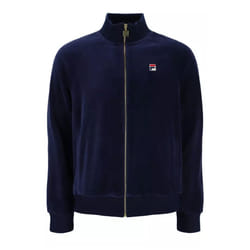 Fila Vintage Eccellent Funnel Neck TrackTop Jacket - NAVY, XL