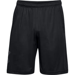 Under Armour Mens Tech Shorts - S, Black/Light Graphite