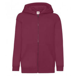 Fruit Of The Loom Childrens/Kids Hooded Sweatshirt - 14-15 Years, Burgundy
