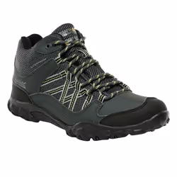 Regatta Childrens/Kids Edgepoint Boots - 13 UK Child, Briar Grey/Electric Lime