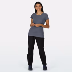 Regatta Womens/Ladies Highton Walking Over Trousers - XL L, Black