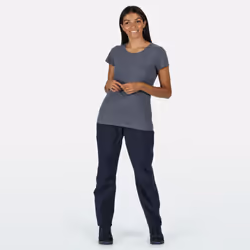 Regatta Womens/Ladies Highton Walking Over Trousers - XL R, Navy
