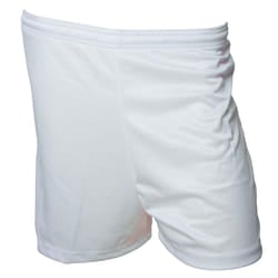 Precision Childrens/Kids Micro-Stripe Football Shorts - XS, White