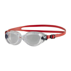 Speedo Childrens/Kids Futura Classic Swimming Goggles - One Size, Red/Clear