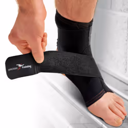 Precision Neoprene Ankle Wrap - L, Black