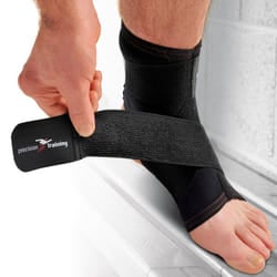 Precision Neoprene Ankle Wrap - L, Black