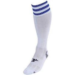 Precision Unisex Adult Pro Football Socks - 7 UK-11 UK, White/Royal Blue