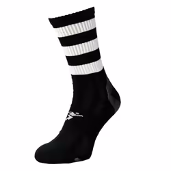 Precision Childrens/Kids Pro Hooped Football Socks - 12 UK Child-2 UK, Black/White