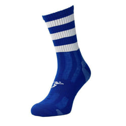 Precision Unisex Adult Pro Hooped Football Socks - 7 UK-11 UK, Royal Blue/White