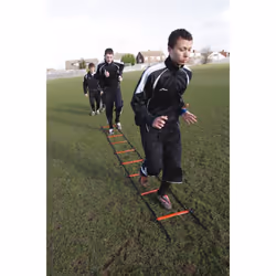 Precision Agility Ladder - 8m, Black/Orange