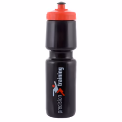 Precision 750ml Water Bottle - One Size, Black/Red