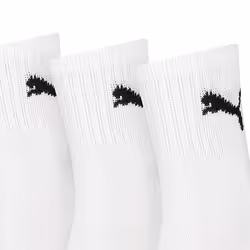 Puma Unisex Adult Crew Socks (Pack of 3) - 2.5 UK-5 UK, White