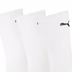 Puma Unisex Adult Crew Sports Socks (Pack of 3) - 9 UK-11 UK, White