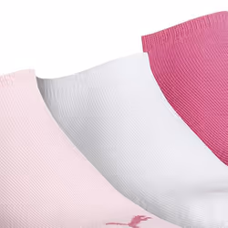 Puma Unisex Adult Invisible Socks (Pack of 3) - 2.5 UK-5 UK, Pink