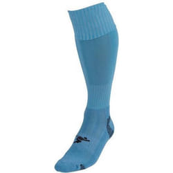 Precision Childrens/Kids Pro Plain Football Socks - 3 UK-6 UK, Sky Blue