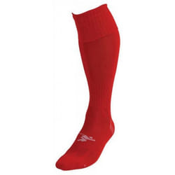 Precision Childrens/Kids Pro Plain Football Socks - 12 UK Child-2 UK, Red