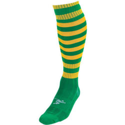 Precision Childrens/Kids Pro Hooped Football Socks - 3 UK-6 UK, Green/Gold