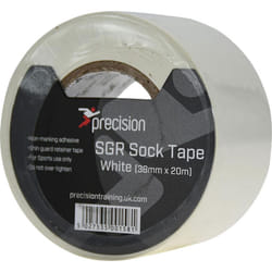 Precision Unisex Adult SGR Sock Tape (Pack Of 5) - 20m x 38mm, White