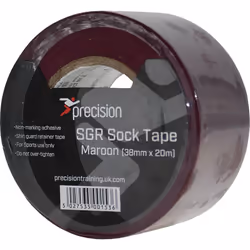 Precision Unisex Adult SGR Sock Tape (Pack Of 5) - 20m x 38mm, Maroon