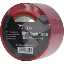 Precision Unisex Adult SGR Sock Tape (Pack Of 5) - 20m x 38mm, Red