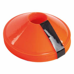 Precision Sleeved Saucer Cones (Pack of 10) - One Size, Orange