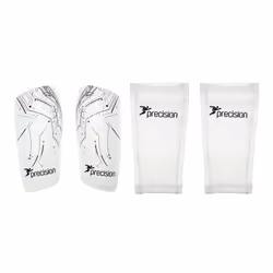 Precision Pro Matrix Shin Guards - M, White/Black