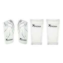 Precision Pro Matrix Shin Guards - M, White/Black