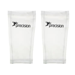Precision Pro Matrix Shin Guard Sleeves - S, White/Black
