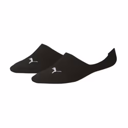 Puma Unisex Adult Liner Socks (Pack of 2) - 2.5 UK-5 UK, Black