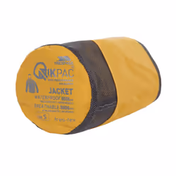 Trespass Qikpac X Unisex Packaway Jacket - S, Maize Yellow
