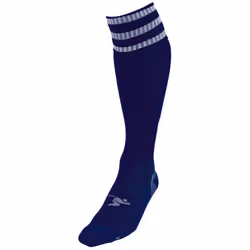 Precision Childrens/Kids Pro Football Socks - 3 UK-6 UK, Navy/White
