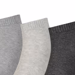 Puma Unisex Adult Quarter Training Ankle Socks (Pack of 3) - 12 UK-14 UK, Grey