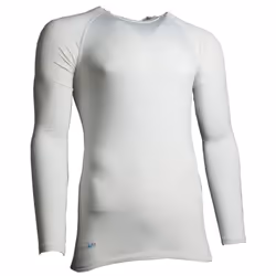 Precision Childrens/Kids Essential Baselayer Long-Sleeved Sports Shirt - S, White