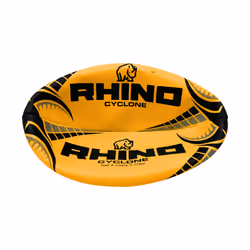 Rhino Cyclone Rugby Ball - 4, Fluorescent Orange