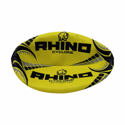 Rhino Cyclone Rugby Ball - 4, Fluorescent Yellow