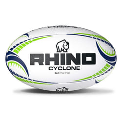 Rhino Cyclone Rugby Ball - 5, White