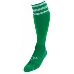 Precision Childrens/Kids Pro Football Socks - 3 UK-6 UK, Green/White