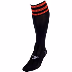 Precision Childrens/Kids Pro Football Socks - 3 UK-6 UK, Black/Red