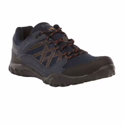 Regatta Mens Edgepoint III Low Rise Hiking Shoes - 11 UK, Navy/Burnt Umber