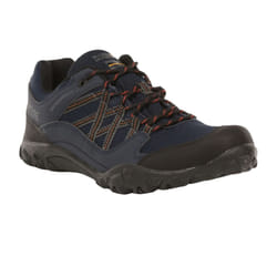 Regatta Mens Edgepoint III Low Rise Hiking Shoes - 11 UK, Navy/Burnt Umber